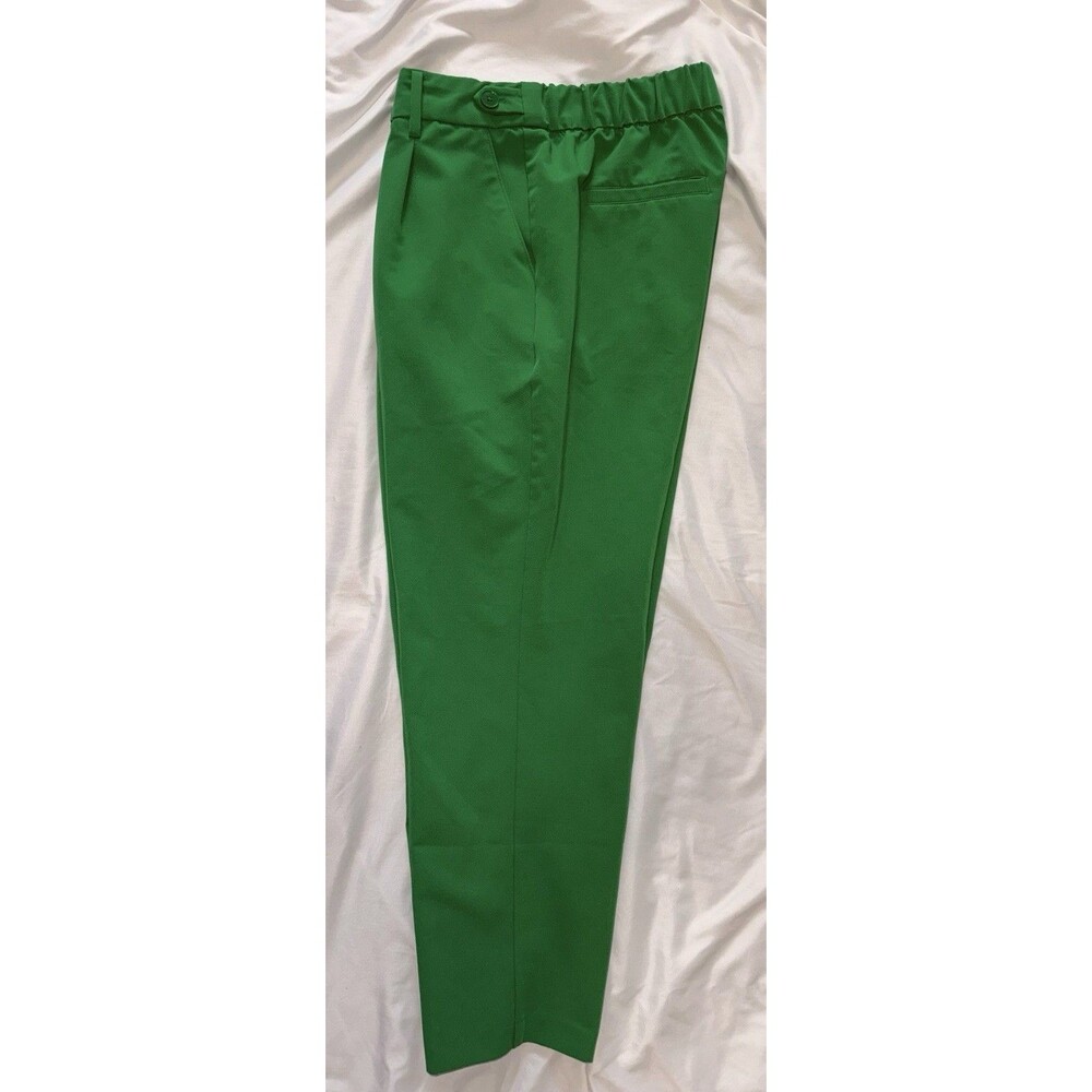 Tommy Hilfiger Women's Kelly Green Ankle Dress Pants Stretch Career Trouser Sz10 - Picture 6 of 9
